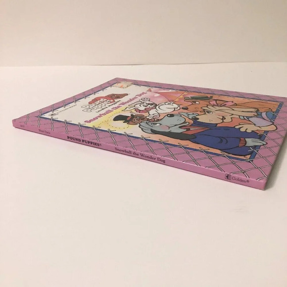 Vtg 1986 Pound Puppies Snowball the Wonder Dog  A Golden Book - Picture 4 of 16